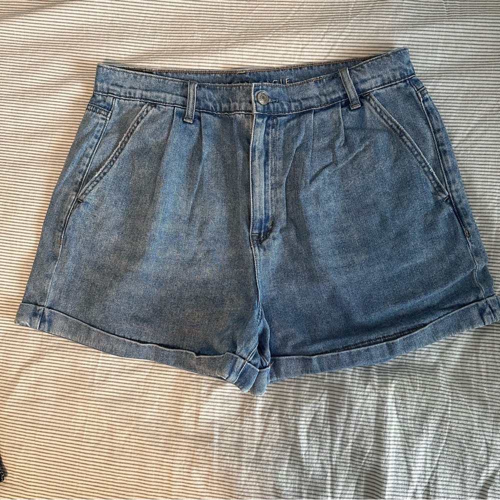 American Eagle Outfitters Light Blue Jean Shorts